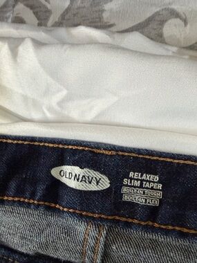Old Navy Dark Blue Relaxed Slim Taper Jeans
